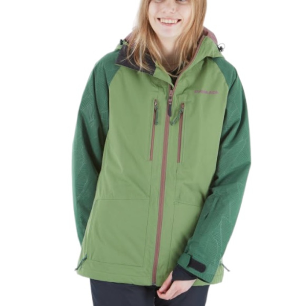 Armada Women’s Stadium Ski Jacket Green Insulated Waterproofing Size M